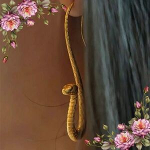 Python Snake‎ Shaped Dramatic Ear Hooks Earrings